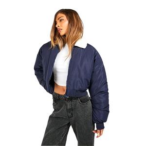 Vestes d'hiver 2026 en gros pour femmes, grandes tailles, coupe régulière, confortables, chaudes, style streetwear, unies - Product Image 1