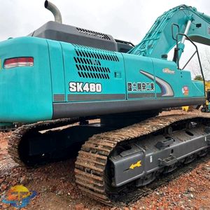 รถขุดโคเบลโก้ SK480 มือสอง อุปกรณ์วิศวกรรม ราคาถูก น้ำหนักใช้งาน 20 ตัน ผลิตโดยโคมัตสึ พร้อมเครื่องยนต์ยันมาร์ วอลโว่ - Product Image 4