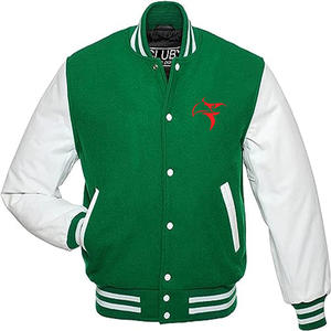 OEM moda 100% pura lana Varsity chaqueta-ganchillo Collage béisbol chaqueta XL alta lana personalizable Varsity chaquetas - Product Image 6