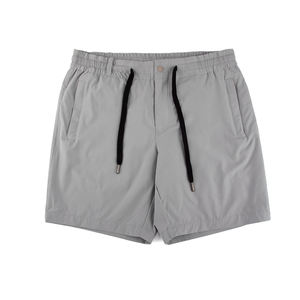Pantalones cortos de playa de secado rápido para hombre más vendidos, Bermudas cómodas con cierre de cordón y bolsillos laterales teñidos lisos - Product Image 5