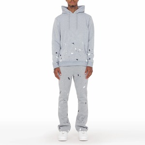 Chándal acampanado para hombre de alta calidad 100% algodón tela de rizo francés estilo Vintage ropa deportiva cómoda - Product Image 1