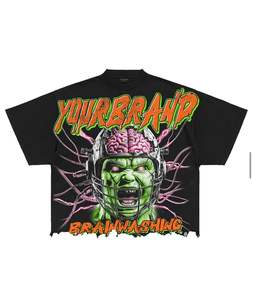 Fabrication personnalisée hommes sérigraphie chemise à manches courtes au meilleur prix nouveau Design t-shirts à vendre t-shirt pour hommes - Product Image 1