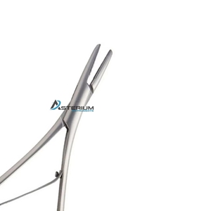 ASTERIUM Precision Mathieu Needle <b>Holder</b> Stainless Steel Autoclavable Surgical Tool for Needle <b>Control</b> Suture Placement - Product Image 3