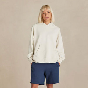 Sweat à capuche pour femmes Sérigraphie personnalisée Sweatshirts unis Impression DTG Sweatshirts à capuche surdimensionnés pour femmes 100% Coton à capuche - Product Image 2