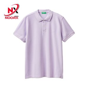 Noorx เสื้อโปโลผู้ชายกีฬาผ้าฝ้าย100% คอปกพับแขนครึ่งสไตล์ล่าสุดออกแบบได้ตามต้องการ - Product Image 1