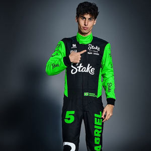 Nuevo Mono de Carreras de Karting de Cuero Transpirable y Resistente al Viento, Talla Grande, con Logotipo Personalizado, Color Personalizado, Fabricado en Fábrica, MOQ Bajo - Product Image 1