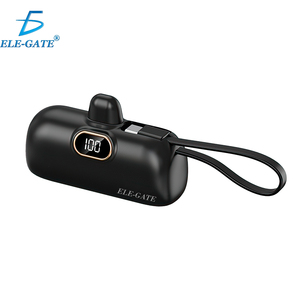 Batería Externa de Alta Capacidad de 5000 mAh con Pantalla LED, Material de Aleación de Aluminio y Plástico, Logotipo Personalizable Japonés - Product Image 1