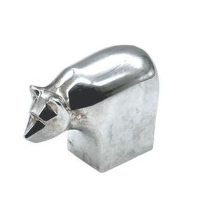 Le grand rhinocéros en métal Sculpture une pièce étonnante que la force et la résilience Cette sculpture exquise capture - Product Image 2