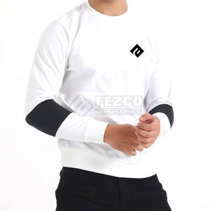 Sudaderas de algodón 100% para hombre de talla grande Diseño de contraste de color para ropa de invierno Ropa - Product Image 2