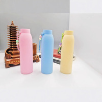Bouteille d'eau en verre à double paroi SD49 sans BPA, en borosilicate de haute qualité, avec isolation thermique, anti-explosion et logo personnalisable