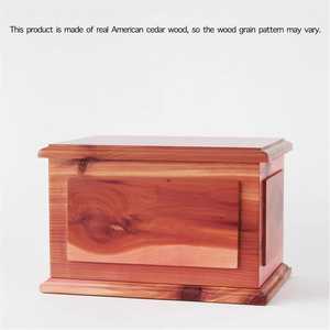 โกศไม้เผาศพสำหรับผู้ใหญ่ทำด้วยมือทันสมัยโลงศพสำหรับสัตว์เลี้ยงโกงเก๋สวยงาม - Product Image 5