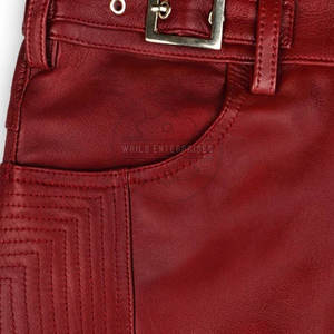 Pantalon en cuir pour homme de qualité supérieure, le plus vendu, écologique, respirant, infroissable, léger, décontracté, taille mi-haute, coupe droite - Product Image 4