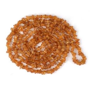 Collar de Hessonita con Cuentas - Joyería de Piedra Curativa de Cristal Natural - Product Image 1