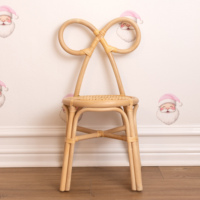 Chaises en rotin mignonnes pour enfants, événements festifs pour enfants, meubles pour bébés, chaises en rotin adorables pour tout-petits