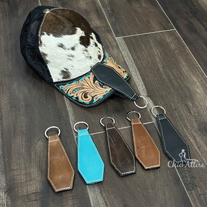 Nouveau design tendance, pince à chapeau en cuir véritable faite à la main pour sac à main de voyage, sac à dos, bagages, porte-chapeau magnétique pour l'extérieur - Product Image 1