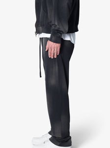 Alta calidad 100% algodón francés Terry Streetwear Sunfade lavado holgado transpirable largo cordones Streetwear Joggers para hombres - Product Image 3