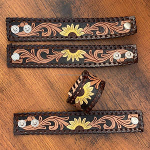 มาใหม่ล่าสุดขายร้อนสไตล์ตะวันตกทําด้วยมือทาสีเครื่องมือหนังมือสร้อยข้อมือUnisexสวมใส่ทุกวันแฟชั่นอุปกรณ์เสริม - Product Image 3