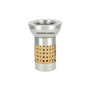 Metal diseñador Bakhoor excelente calidad hecho a mano diseñador incienso quemador Mesa Ware Venta caliente redondo lujo Metal Mubkhar - Product Image 6