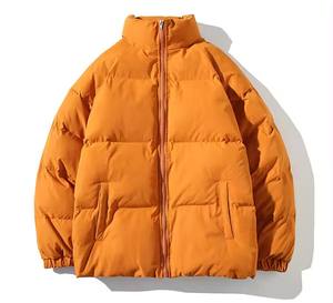 2021แจ็กเก็ตขนปลาปักเป้าผู้ชายหลากสีปกตั้งลายพรางสีสันสไตล์สตรีทแฟชั่นฤดูหนาว - Product Image 3