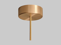 Plafonnier LED moderne Sputnik à trois lumières, dimmable, finition double or, style mi-siècle, pour la maison et le bureau
