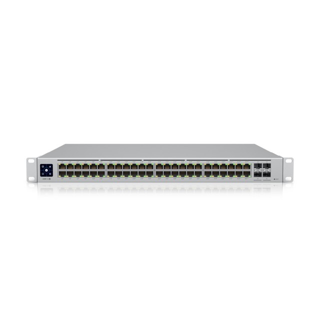Ubiquiti USW-PRO-48-POE Switch UniFi, 40x RJ45 1000Mb/s PoE+, 8x RJ45 1000Mb/s PoE++, 4x SFP+, 600W