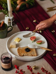 มีดตัดเนยด้ามไม้แบบคลาสสิกทำจากสแตนเลสเหมาะอย่างยิ่งสำหรับโต๊ะที่หรูหรา - Product Image 3