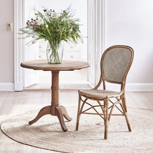 Estilo del sudeste asiático Hotel Homestay Restaurante Uso en interiores Silla de comedor de ratán natural hecha a mano Silla de bastón - Product Image 3