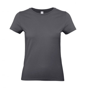 Camisetas grises de verano con cuello redondo para mujer, camisetas de manga corta de algodón 100% con estampado de letras flocadas - Product Image 3