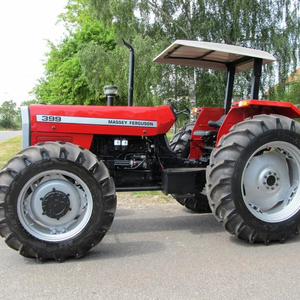 Tracteur agricole d'occasion Massey Ferguson 399 4x4 avec cabine, moteur diesel, pour travaux de champ - Product Image 1