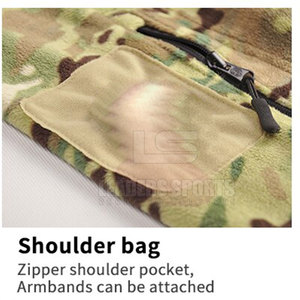 เสื้อแจ็คเก็ตผู้ชายแบบยุทธวิธีคุณภาพสูงสั่งทำพิเศษ ผ้าฝ้าย/โพลีเอสเตอร์ ยี่ห้อ LEADER SPORTS ขายดี ผ้าซอฟต์เชลล์ คุณภาพสูง ราคาประหยัด - Product Image 4