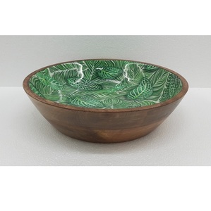 ถ้วยชามไม้รูปทรงกลมอุปกรณ์ทานอาหารสำหรับใส่อาหารงานไม้ดีไซน์ยอดเยี่ยม - Product Image 1