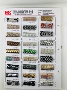 Cordón de Diamantes Redondos Kinghope, Correa de Encaje con Pedrería de Colores Personalizados para Zapatos/Decoración/Bolsos - Product Image 1