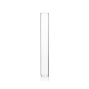 HST0324 - Tubo de Chimenea Transparente para Velas Tipo Huracán [Sin Base] - 3 x 24 - Product Image 1