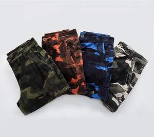 Pantalones cortos Cargo de camuflaje para hombre, pantalones cortos Cargo de camuflaje para exteriores con varios bolsillos, algodón - Product Image 2