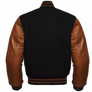 Fabricantes profesionales de chaquetas de béisbol que producen chaquetas universitarias clásicas con soporte OEM ODM y ropa informal cómoda para todos los días - Product Image 4