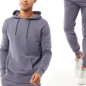 Sudaderas con Capucha y Pantalones Deportivos de Alta Calidad al por Mayor, 100% Algodón, para Hombre, con Logotipo Personalizado, Chándal Informal para Hombre - Product Image 1