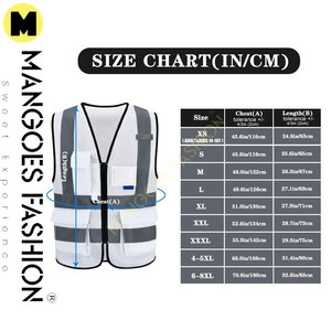 Chaleco de Seguridad Reflectante Impermeable ANSI Clase 1 para Hombre, para Trabajo al Aire Libre y Pesca, con Logotipo Personalizado - Product Image 4