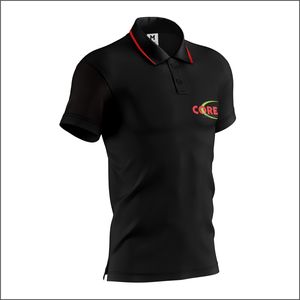 Polo de alta calidad con logotipo personalizado, Camiseta con cuello y botones de punto 100% de algodón - Product Image 3