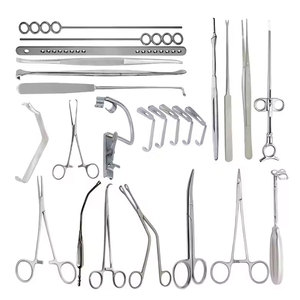 Ensemble professionnel d'instruments chirurgicaux en acier inoxydable de 25 pièces pour la chirurgie d'adénoïdectomie de l'amygdalectomie - Product Image 1