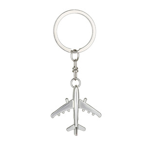 <b>Airport</b> Flight Gifts Bulk Personalized Customized Airplane <b>Model</b> Metal 3d Keychain - Product Image 2