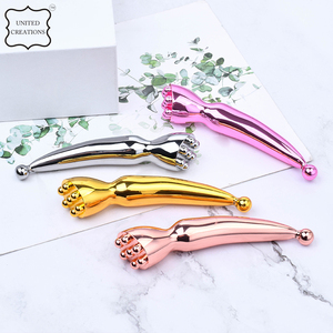 Full Stainless Steel Gua Sha Roller for Body Application Colorful Healthcare Therapy Facial Massager <b>Beauty</b> Skincare Massage - Product Image 5