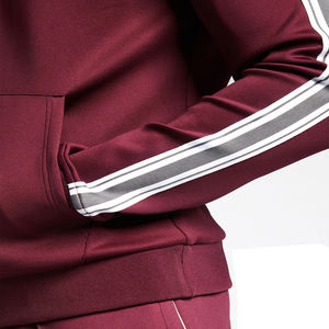 Venta al por mayor 2026 de alta calidad al aire libre deporte de los hombres ropa deportiva de los hombres 2 piezas conjunto con capucha conjuntos chándal Wi casual ropa de invierno para personalizado - Product Image 3