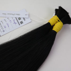 Extensions de cheveux en vrac les plus vendues Cheveux vietnamiens Double Drown 100 grammes Couleur foncée 10 pouces - Product Image 1