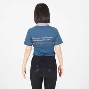 Camisa de equitación al por mayor Camisa ecuestre cómoda Camisa de equitación de tela avanzada de capa base suave y transpirable Camisa de equitación - Product Image 3