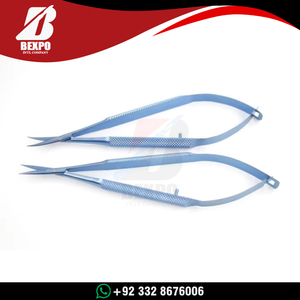 Tijeras Vannas con Puntas Micro-Puntiagudas de Acero Inoxidable con Alto Contenido de Carbono, Reutilizables, para Oftalmología, Plástica y Neurocirugía - Product Image 4