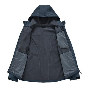 2025 hommes léger imperméable Softshell veste personnalisée en gros coupe-vent bouffant respirant capuche Performance en plein air - Product Image 5