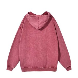 Ropa de hombre sudaderas con capucha sudaderas lavado ácido OEM estilo personalizado pulóver invierno 100% algodón Streetwear hombre Sudadera con capucha básicos - Product Image 6