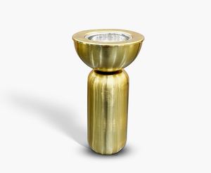 Elegante Quemador de Incienso Moderno de Oro Cepillado, Base de Pedestal Difusor para Hogar de Lujo y Regalo de Ramadán de Oriente Medio, Uso Doméstico en el Golfo - Product Image 6