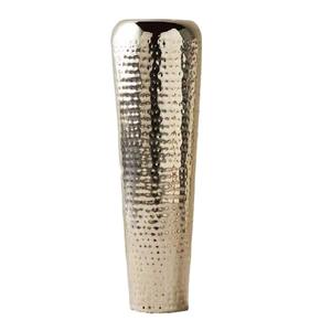 Encantador florero de aluminio dorado, pieza de decoración artística hecha a mano, Ideal para eventos en el hogar, bodas y estilo interior - Product Image 5