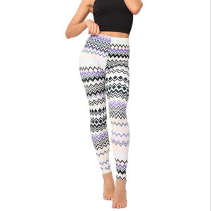 Pink Gym Sports <b>Leggings</b> Seamless Yoga Pants Tummy Control <b>Knitted</b> Fabric Solid Style Yoga <b>Leggings</b> Workout Sets - Product Image 5